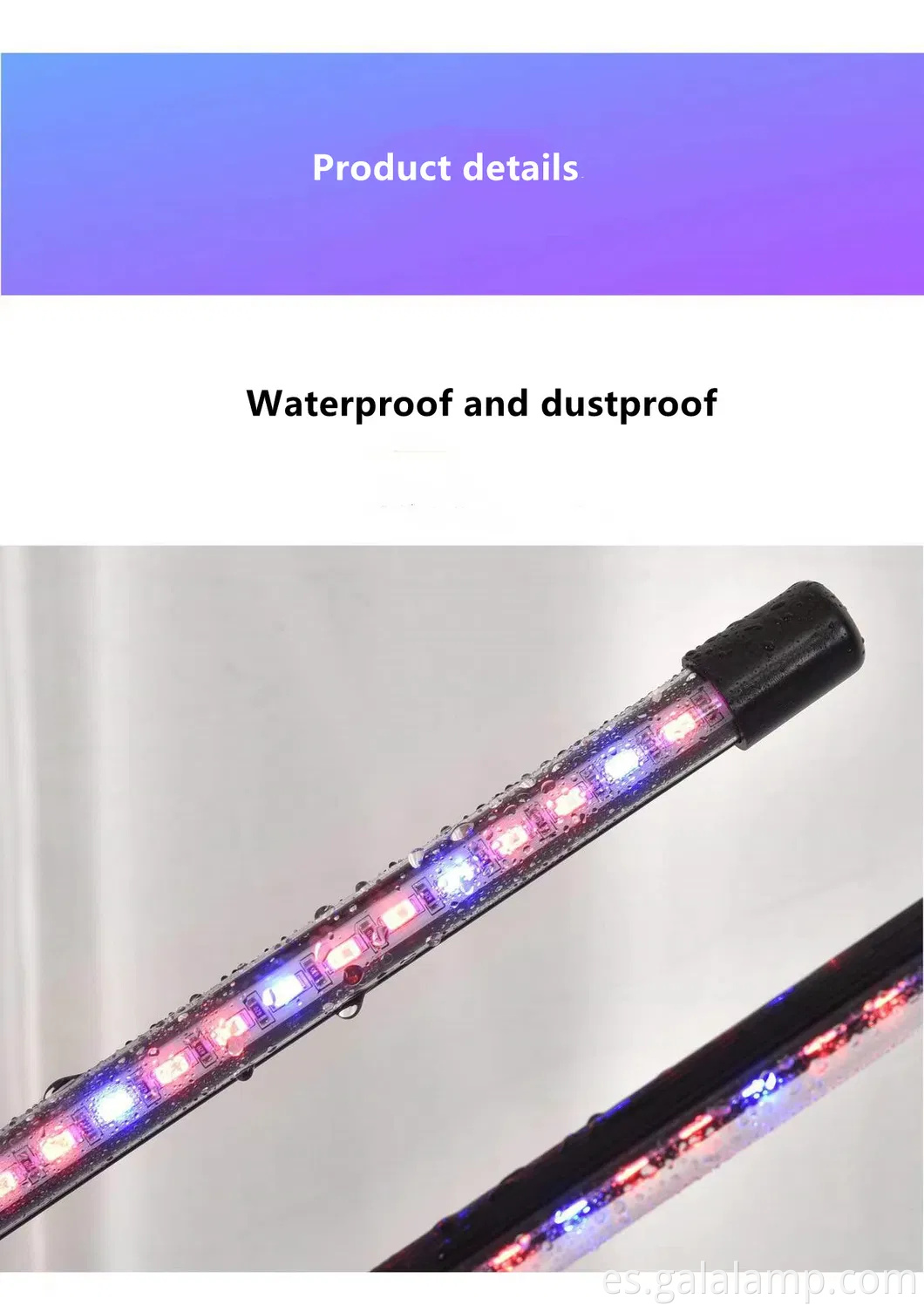 Luz de cultivo LED de espectro completo avanzado con temporizador y atenuación